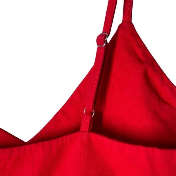 Superdown REVOLVE Darcey Ruched Mini Dress in Red Cotton Cut out XXS - Picture 7 of 11